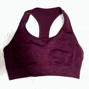 Women's Burgundy Sports Bra